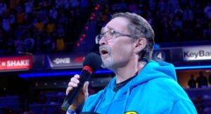 In A Viral Moment, Richard Goodall, The AGT-Winning School Janitor From Terre Haute, Stunned Everyone With A Breathtaking Rendition Of The National Anthem Before The Pacers Vs. Heat Game. Looking A Decade Younger In A Blue Hoodie, His Powerful Performance Aired Live And Has Since Captivated Social Media, Leaving Fans And Players In Awe Of His Incredible Vocals And Heartfelt Delivery