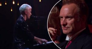 Sting Struggles to Hold Back Tears as Annie Lennox Delivers a Breathtaking Rendition of Fragile, Leaving Him Deeply Moved at the Polar Music Awards