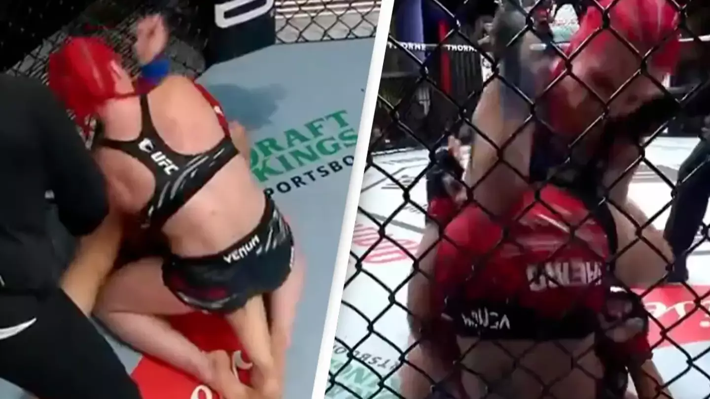 UFC fighter admits she is ‘on strong meds’ and felt like she ‘was dying’ after opponent elbowed her in ‘anus’