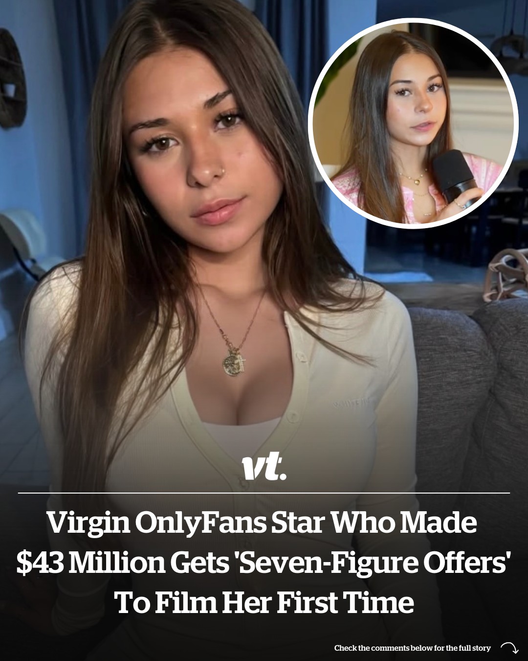 Virgin OnlyFans star who made $43 million gets ‘seven-figure offers’ to film her first time